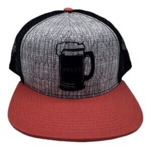 Prana Journeyman Trucker Hat Cap Unisex Dry Chili Beer Gray Black One Size